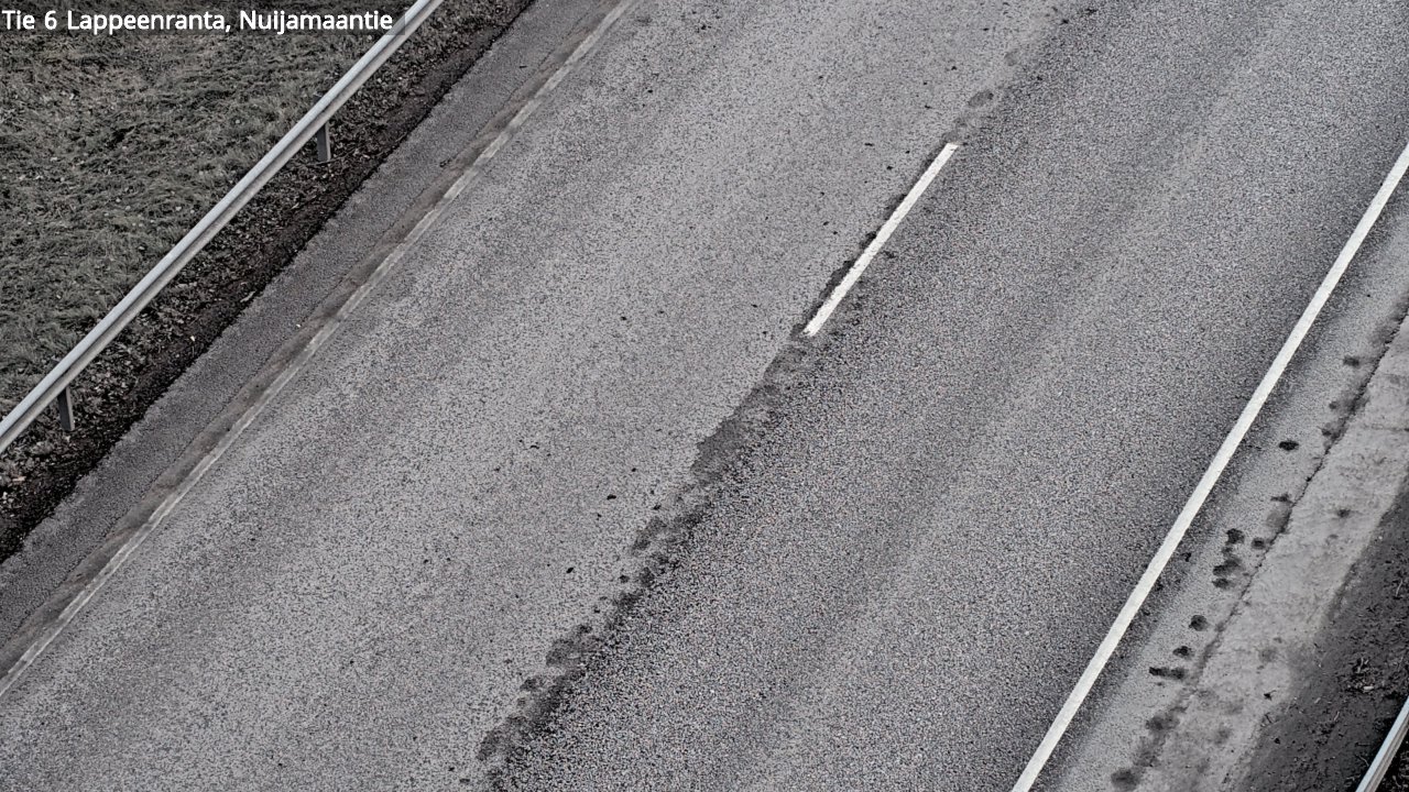 Weather Camera Image Road 6 Lappeenranta, Nuijamaantie, Lappeenranta, Etelä-Karjala