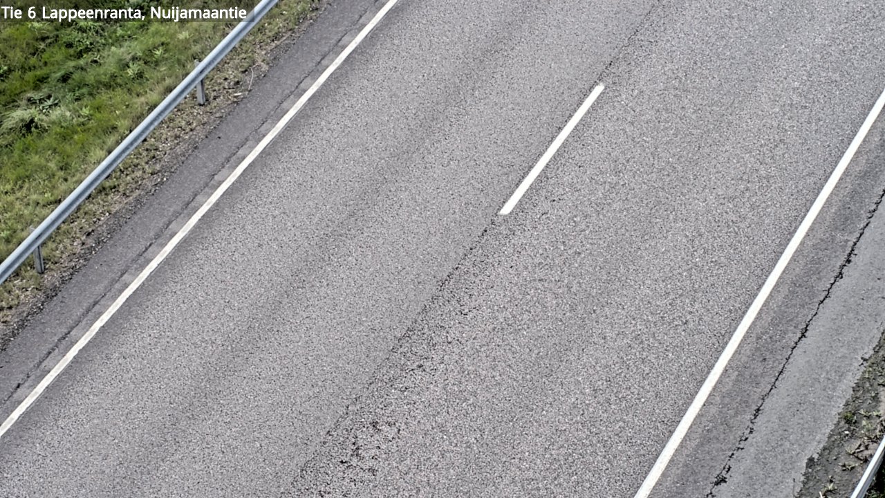 Weather Camera Image Road 6 Lappeenranta, Nuijamaantie, Lappeenranta, Etelä-Karjala