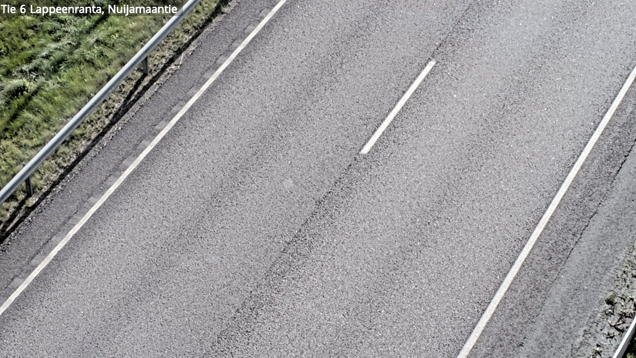 Weather Camera Image Road 6 Lappeenranta, Nuijamaantie, Lappeenranta, Etelä-Karjala