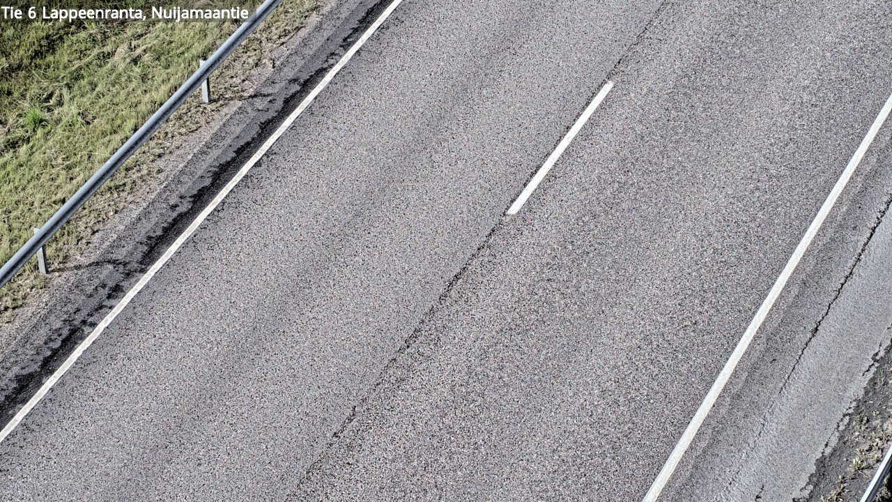 Weather Camera Image Road 6 Lappeenranta, Nuijamaantie, Lappeenranta, Etelä-Karjala