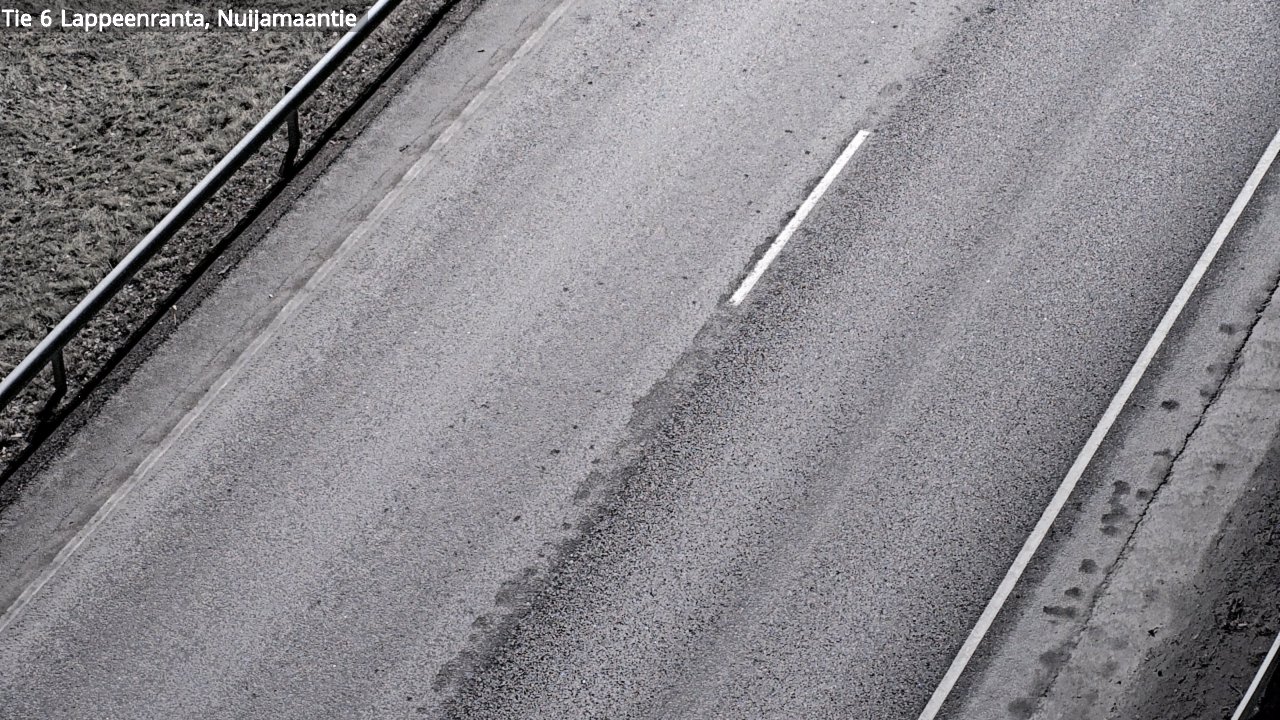 Weather Camera Image Road 6 Lappeenranta, Nuijamaantie, Lappeenranta, Etelä-Karjala