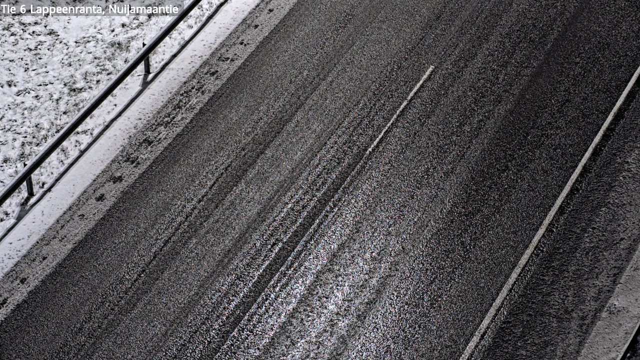 Weather Camera Image Väg 6 Villmanstrand, Nuijamaantie, Lappeenranta, Etelä-Karjala