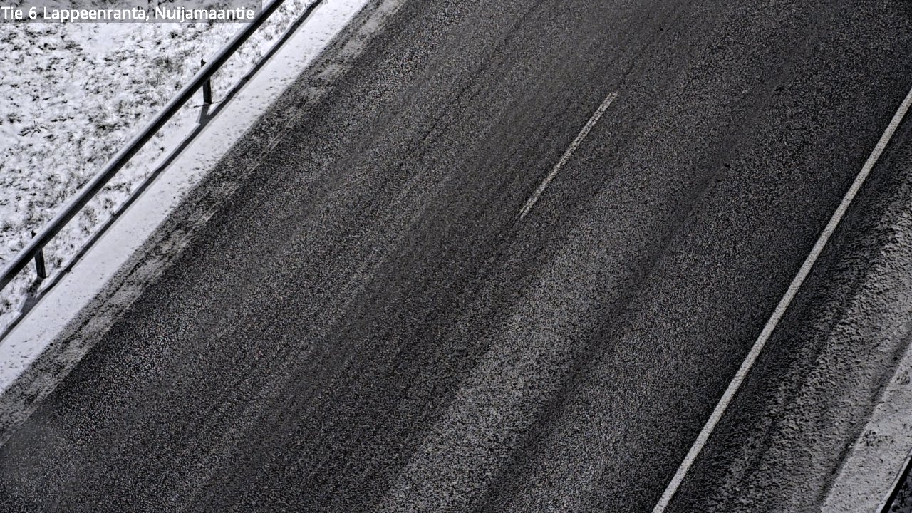 Weather Camera Image Väg 6 Villmanstrand, Nuijamaantie, Lappeenranta, Etelä-Karjala