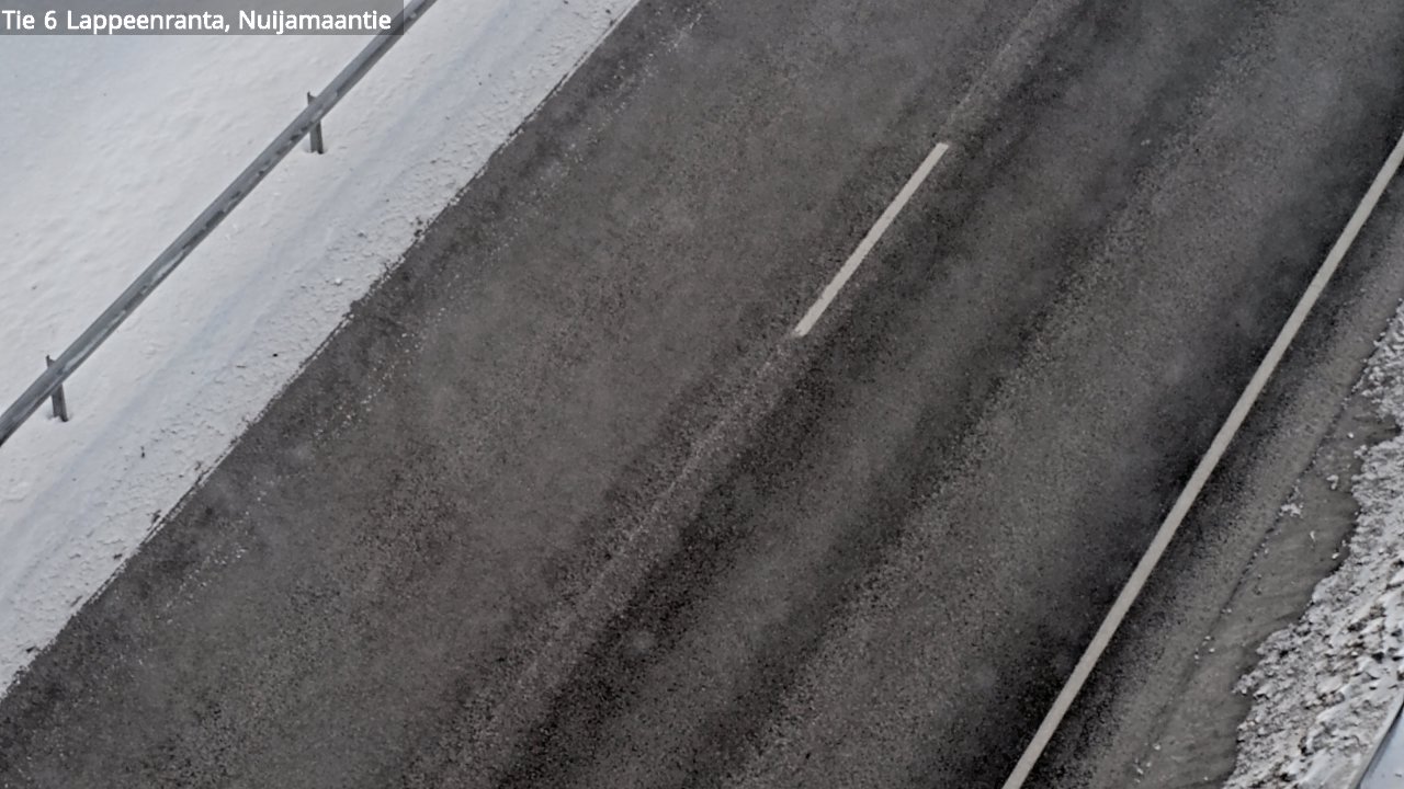 Weather Camera Image Road 6 Lappeenranta, Nuijamaantie, Lappeenranta, Etelä-Karjala
