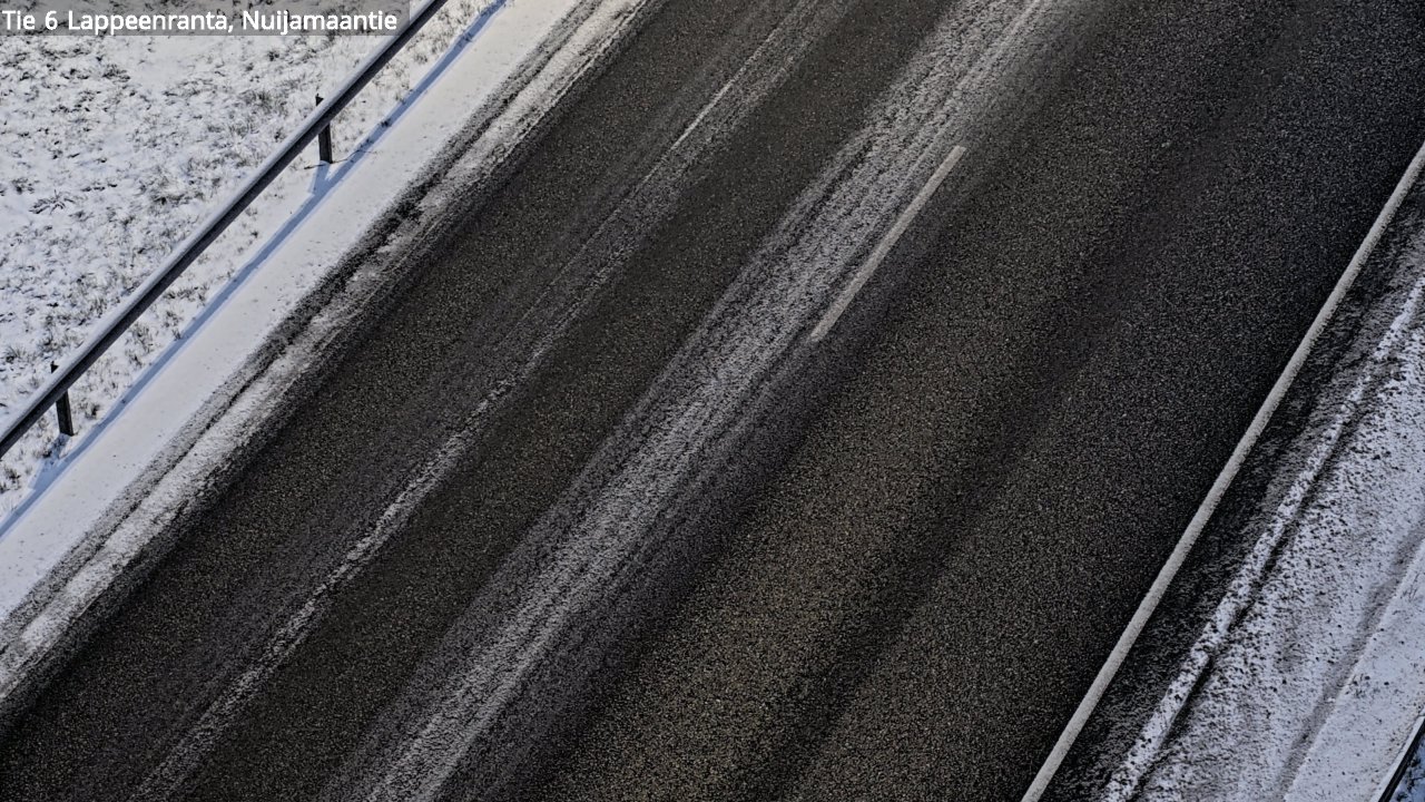 Weather Camera Image Väg 6 Villmanstrand, Nuijamaantie, Lappeenranta, Etelä-Karjala