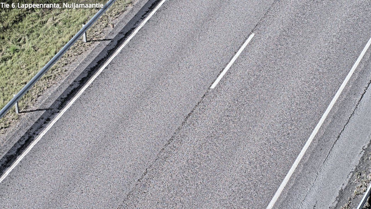 Weather Camera Image Road 6 Lappeenranta, Nuijamaantie, Lappeenranta, Etelä-Karjala