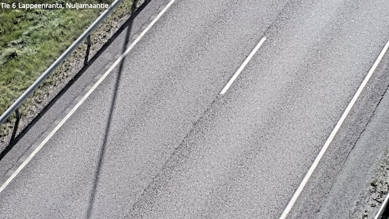Weather Camera Image Road 6 Lappeenranta, Nuijamaantie, Lappeenranta, Etelä-Karjala