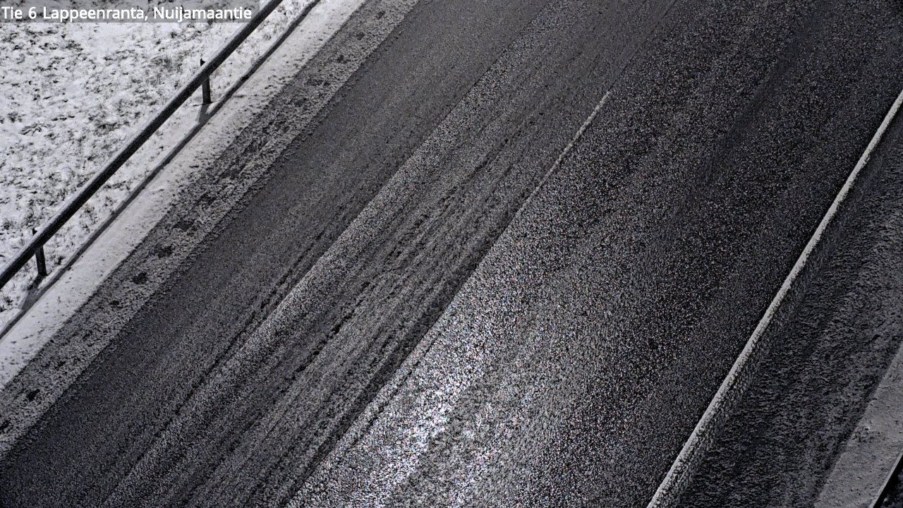 Weather Camera Image Väg 6 Villmanstrand, Nuijamaantie, Lappeenranta, Etelä-Karjala