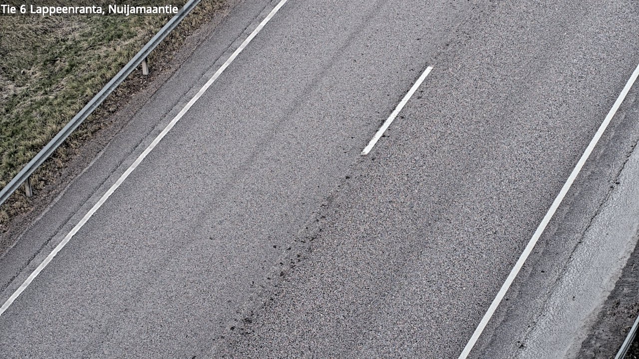 Weather Camera Image Road 6 Lappeenranta, Nuijamaantie, Lappeenranta, Etelä-Karjala