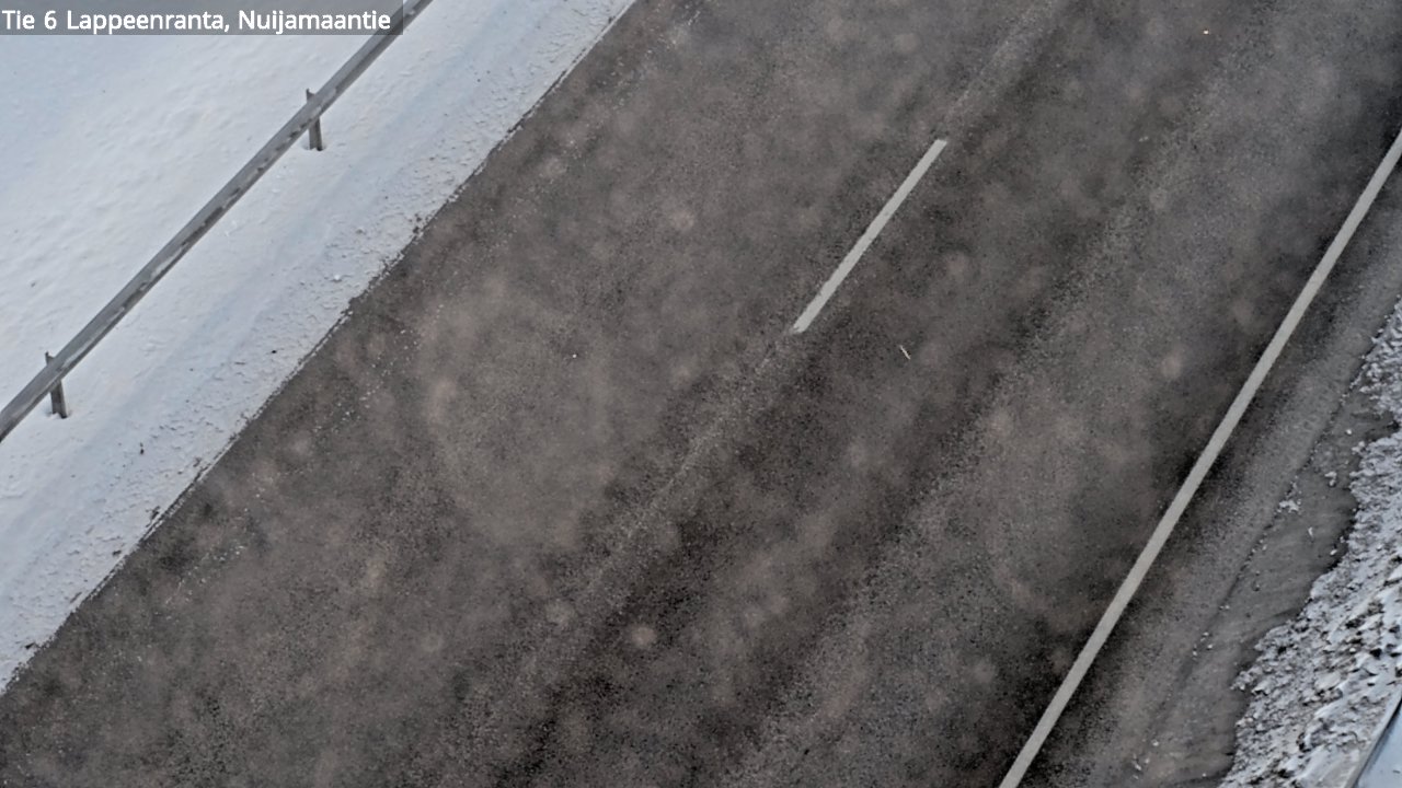 Weather Camera Image Road 6 Lappeenranta, Nuijamaantie, Lappeenranta, Etelä-Karjala
