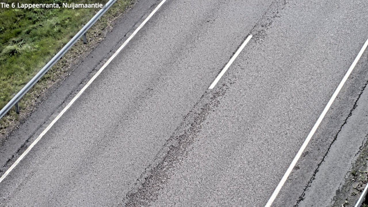 Weather Camera Image Road 6 Lappeenranta, Nuijamaantie, Lappeenranta, Etelä-Karjala