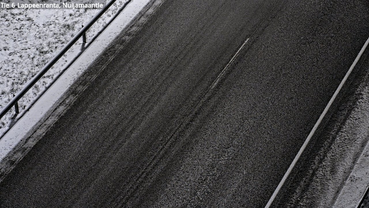 Weather Camera Image Väg 6 Villmanstrand, Nuijamaantie, Lappeenranta, Etelä-Karjala