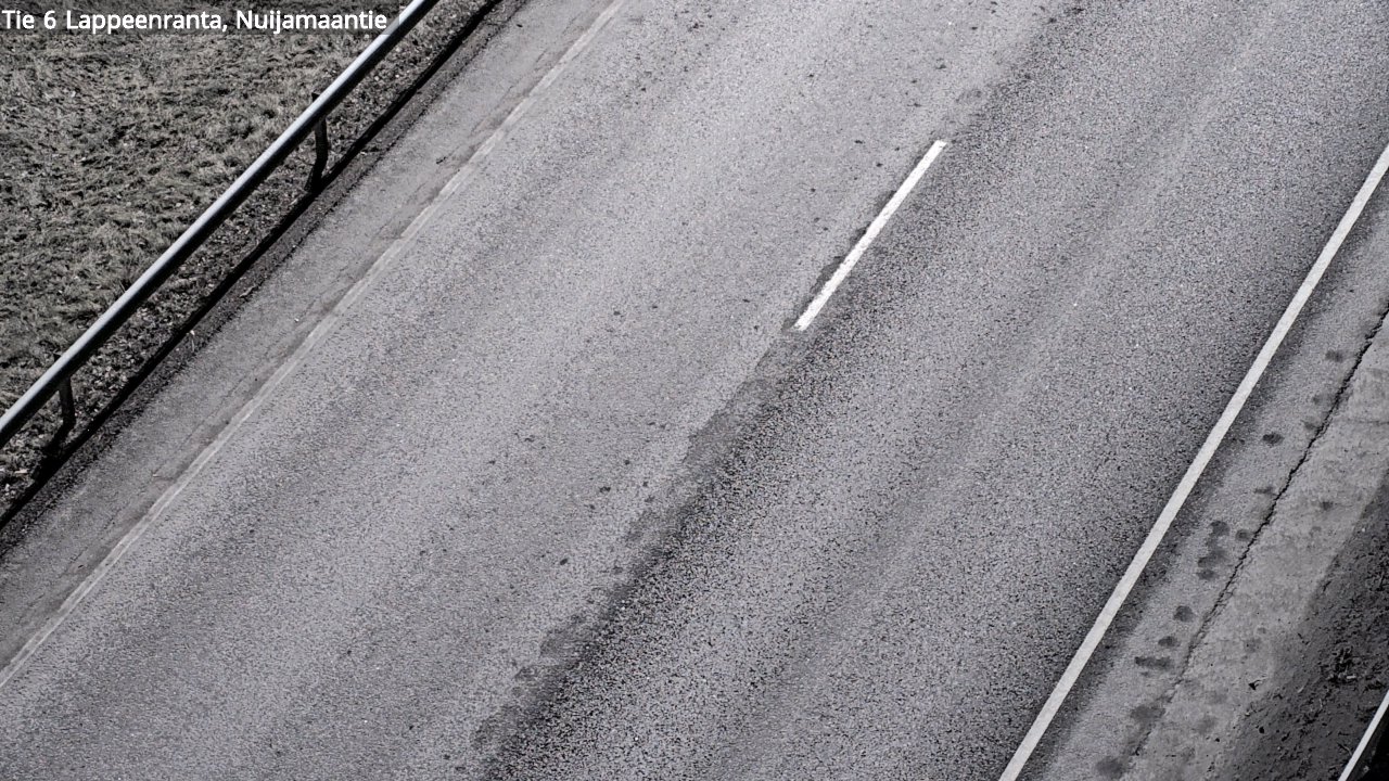 Weather Camera Image Road 6 Lappeenranta, Nuijamaantie, Lappeenranta, Etelä-Karjala