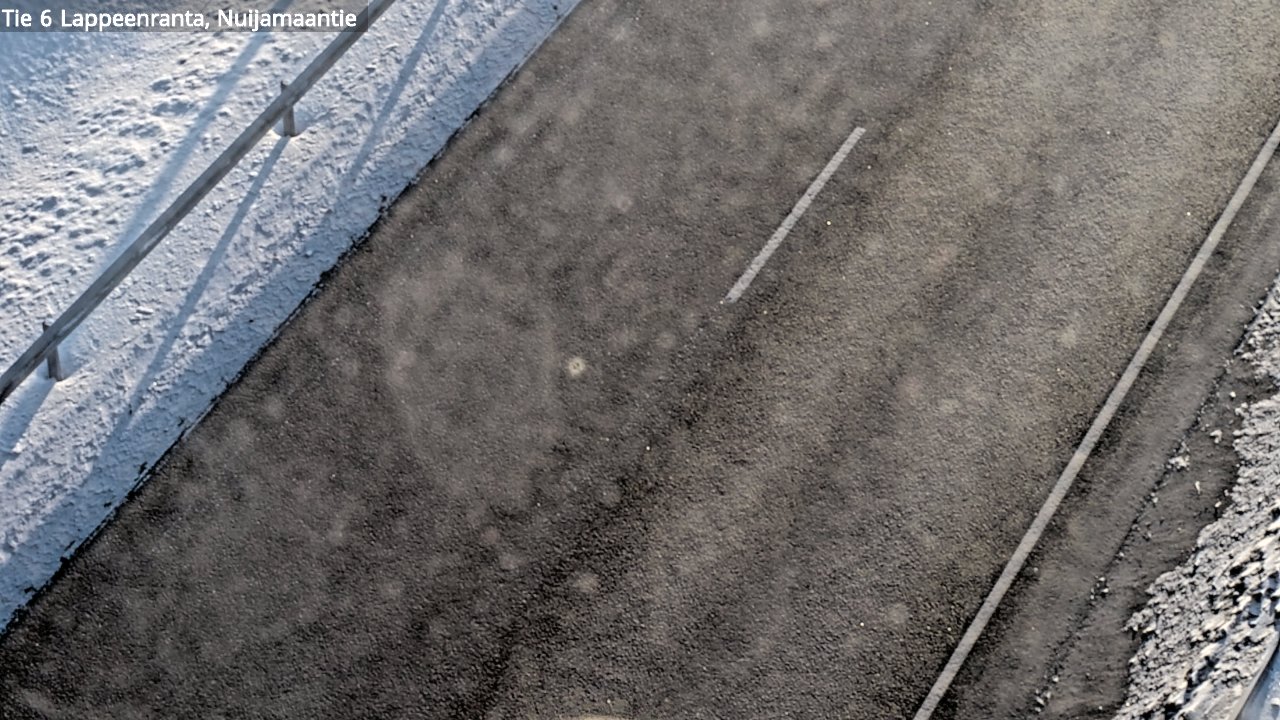 Weather Camera Image Road 6 Lappeenranta, Nuijamaantie, Lappeenranta, Etelä-Karjala