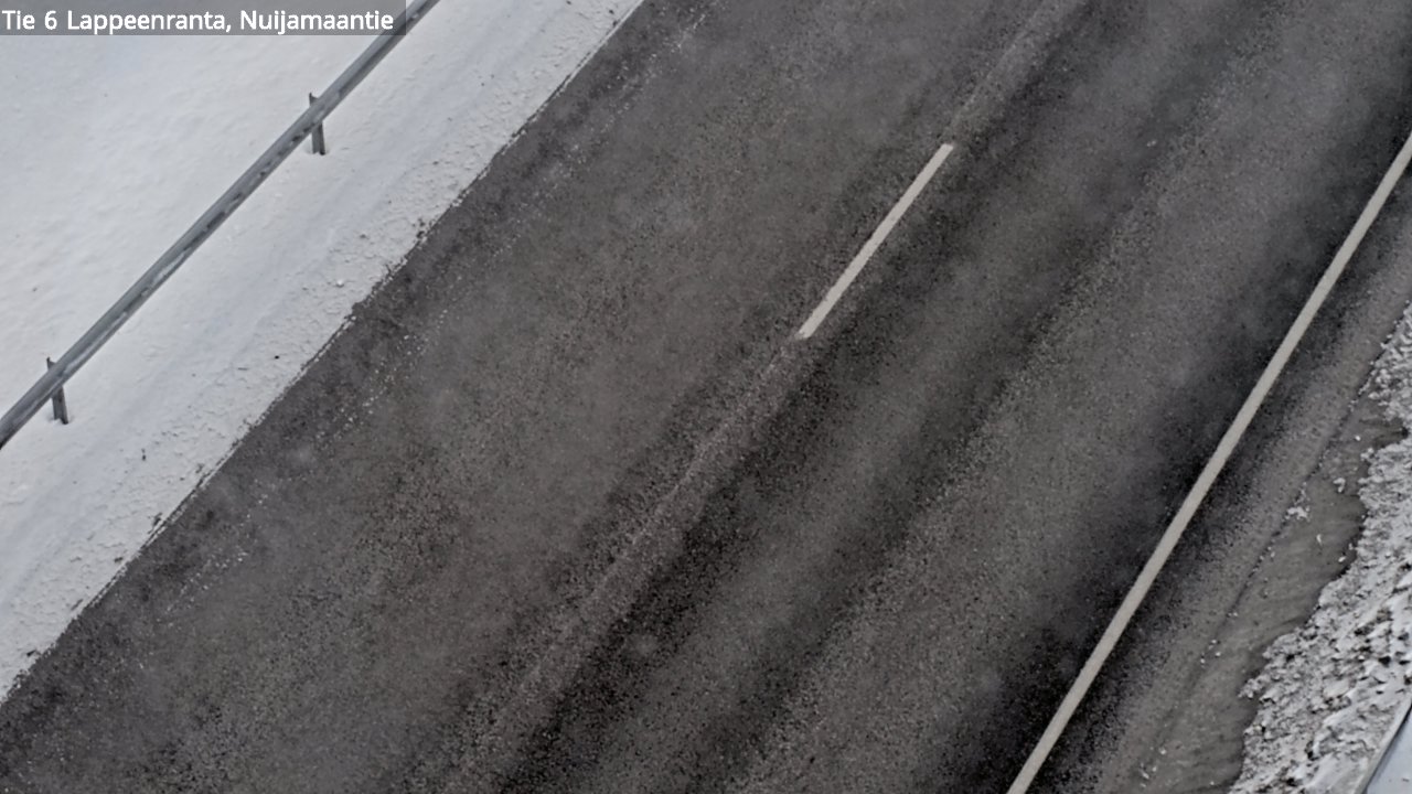 Weather Camera Image Road 6 Lappeenranta, Nuijamaantie, Lappeenranta, Etelä-Karjala