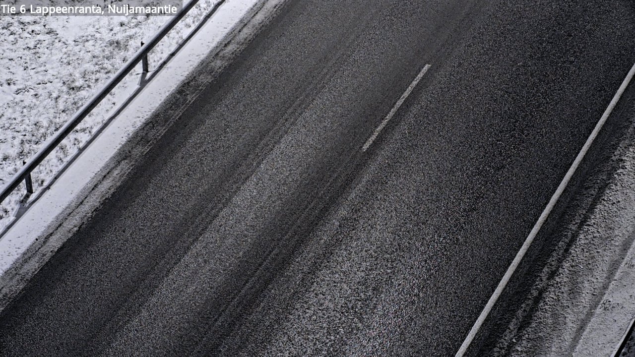 Weather Camera Image Väg 6 Villmanstrand, Nuijamaantie, Lappeenranta, Etelä-Karjala