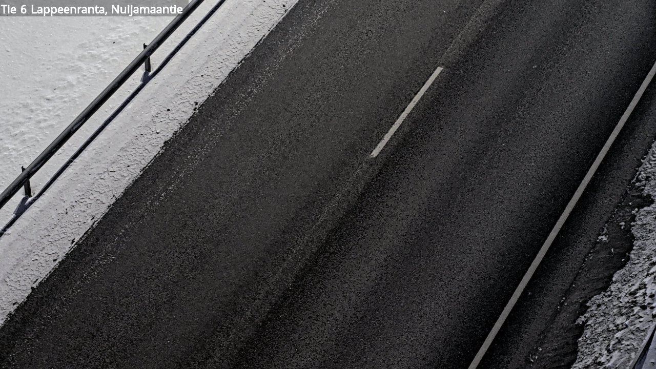 Weather Camera Image Väg 6 Villmanstrand, Nuijamaantie, Lappeenranta, Etelä-Karjala