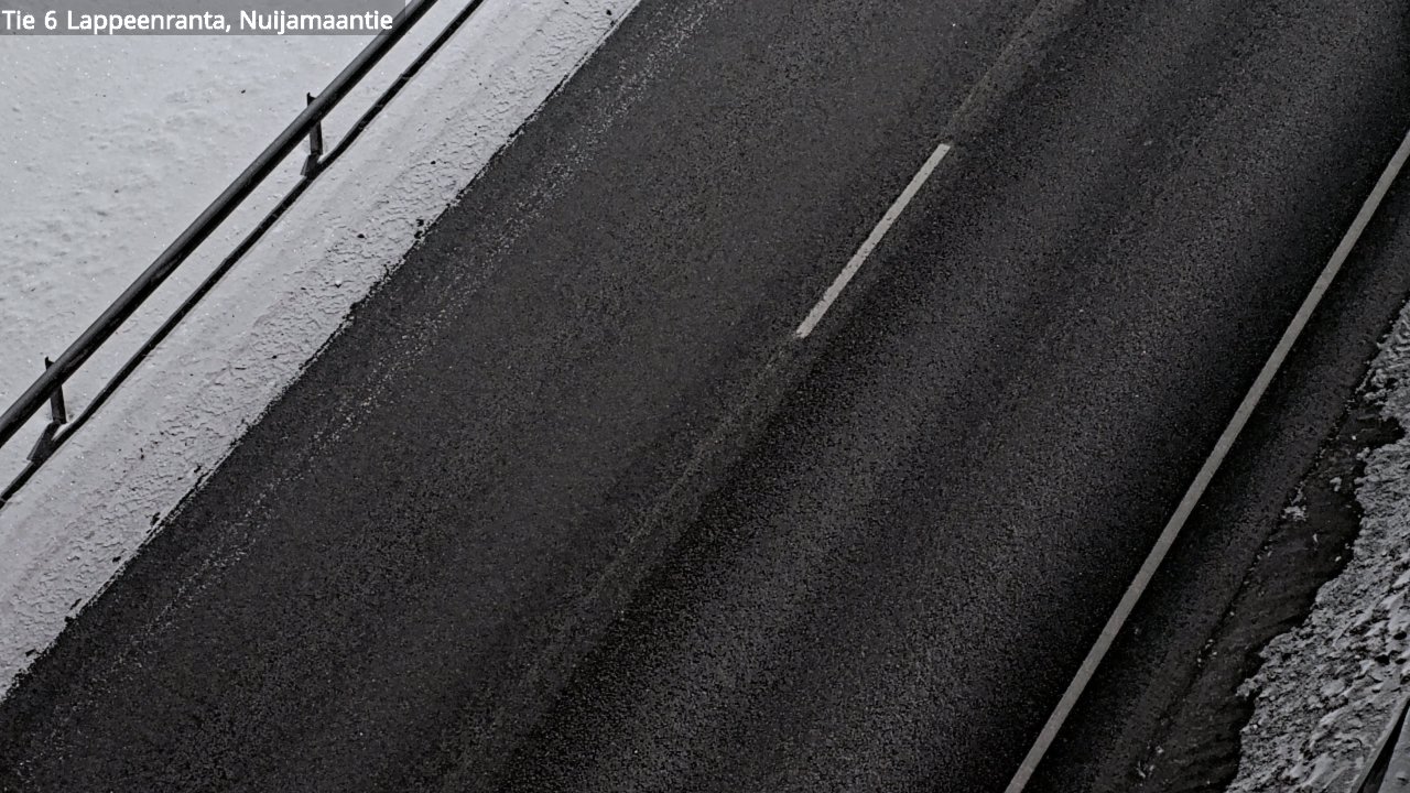Weather Camera Image Väg 6 Villmanstrand, Nuijamaantie, Lappeenranta, Etelä-Karjala