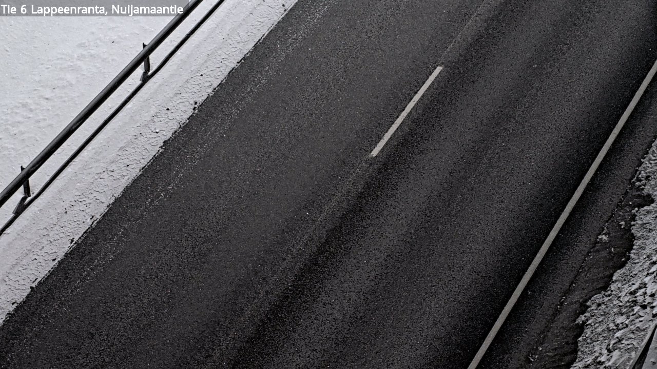 Weather Camera Image Väg 6 Villmanstrand, Nuijamaantie, Lappeenranta, Etelä-Karjala