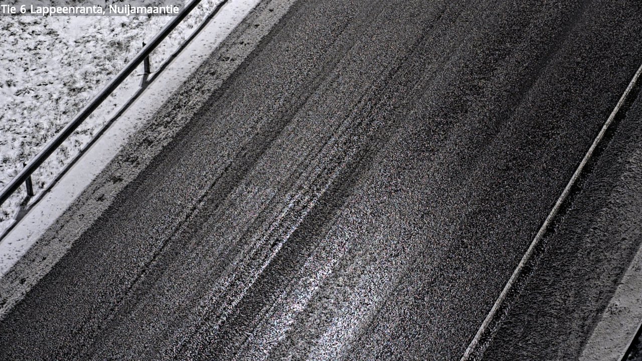 Weather Camera Image Väg 6 Villmanstrand, Nuijamaantie, Lappeenranta, Etelä-Karjala