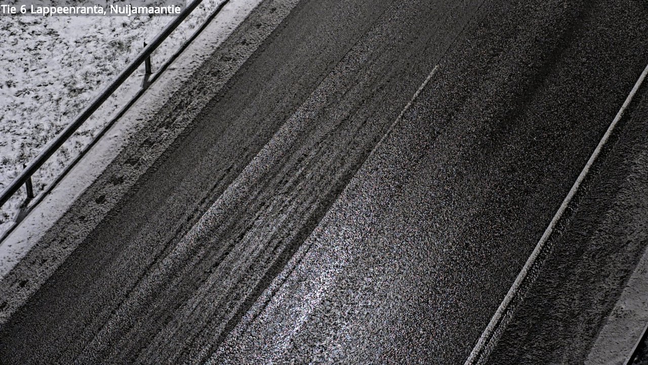 Weather Camera Image Väg 6 Villmanstrand, Nuijamaantie, Lappeenranta, Etelä-Karjala