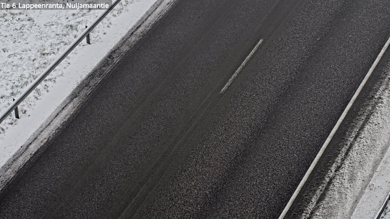 Weather Camera Image Väg 6 Villmanstrand, Nuijamaantie, Lappeenranta, Etelä-Karjala