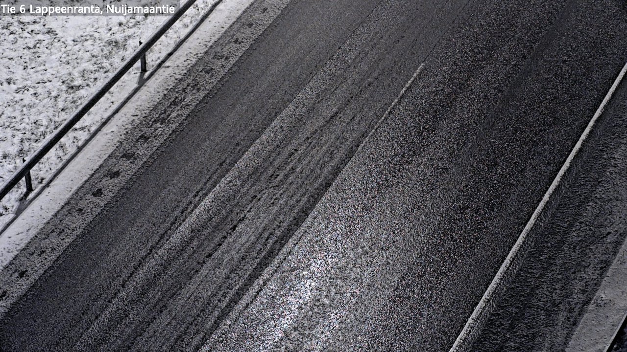 Weather Camera Image Väg 6 Villmanstrand, Nuijamaantie, Lappeenranta, Etelä-Karjala