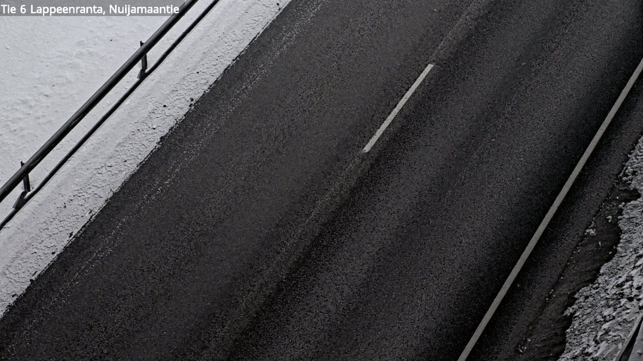 Weather Camera Image Väg 6 Villmanstrand, Nuijamaantie, Lappeenranta, Etelä-Karjala