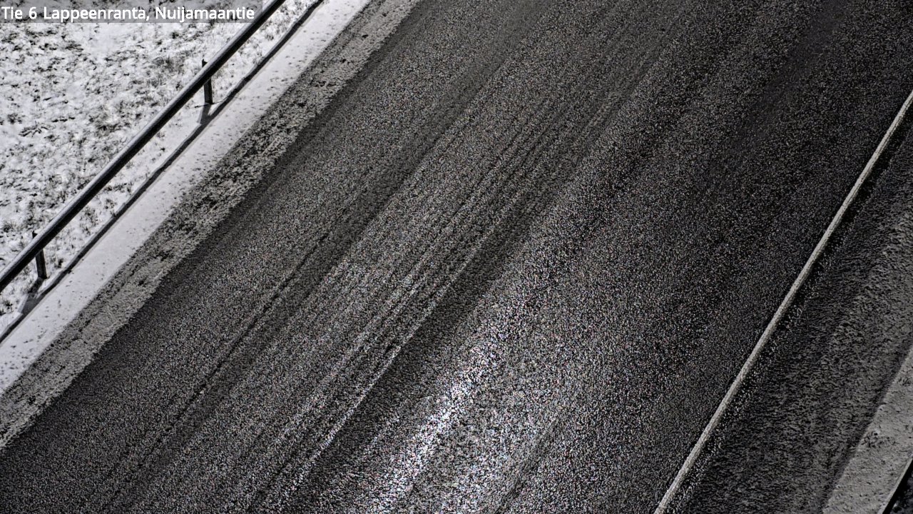 Weather Camera Image Väg 6 Villmanstrand, Nuijamaantie, Lappeenranta, Etelä-Karjala