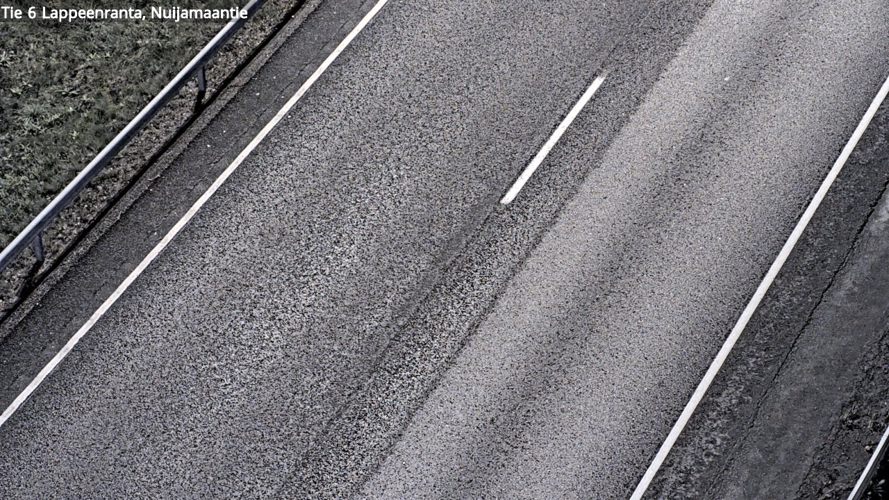 Weather Camera Image Väg 6 Villmanstrand, Nuijamaantie, Lappeenranta, Etelä-Karjala