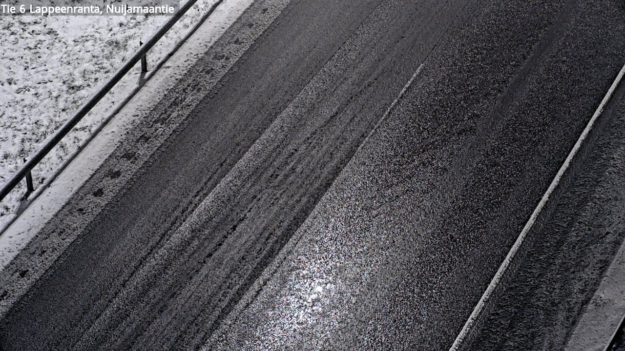Weather Camera Image Väg 6 Villmanstrand, Nuijamaantie, Lappeenranta, Etelä-Karjala
