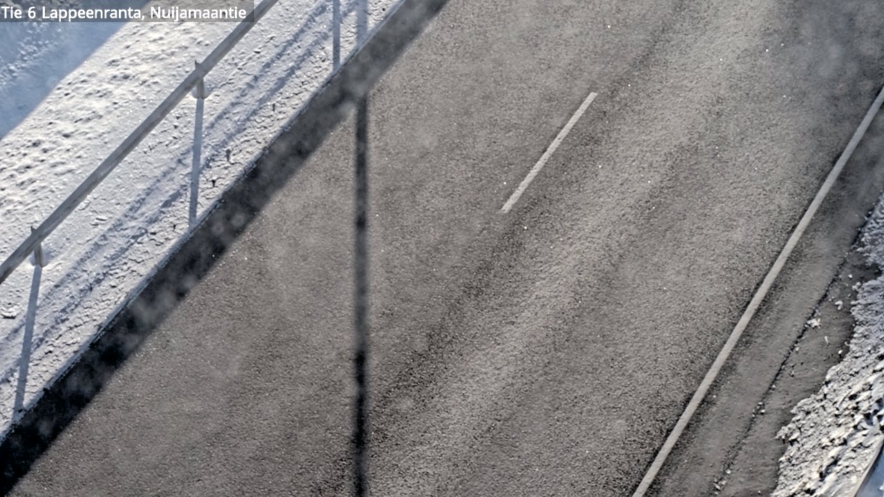 Weather Camera Image Road 6 Lappeenranta, Nuijamaantie, Lappeenranta, Etelä-Karjala