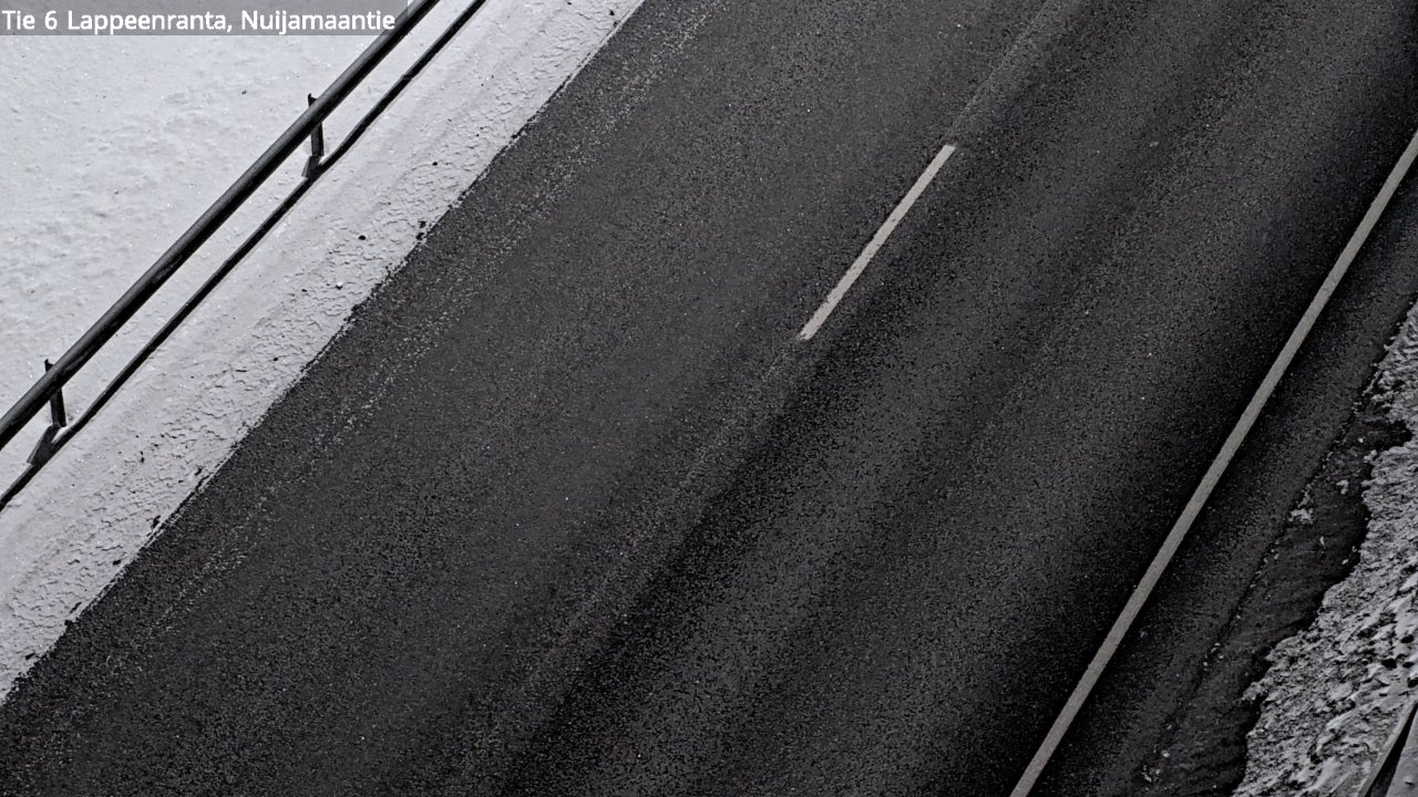 Weather Camera Image Väg 6 Villmanstrand, Nuijamaantie, Lappeenranta, Etelä-Karjala