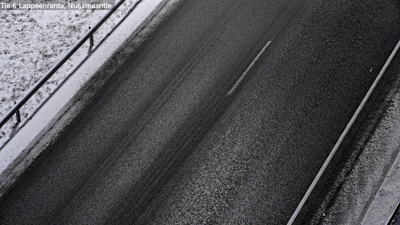 Weather Camera Image Väg 6 Villmanstrand, Nuijamaantie, Lappeenranta, Etelä-Karjala