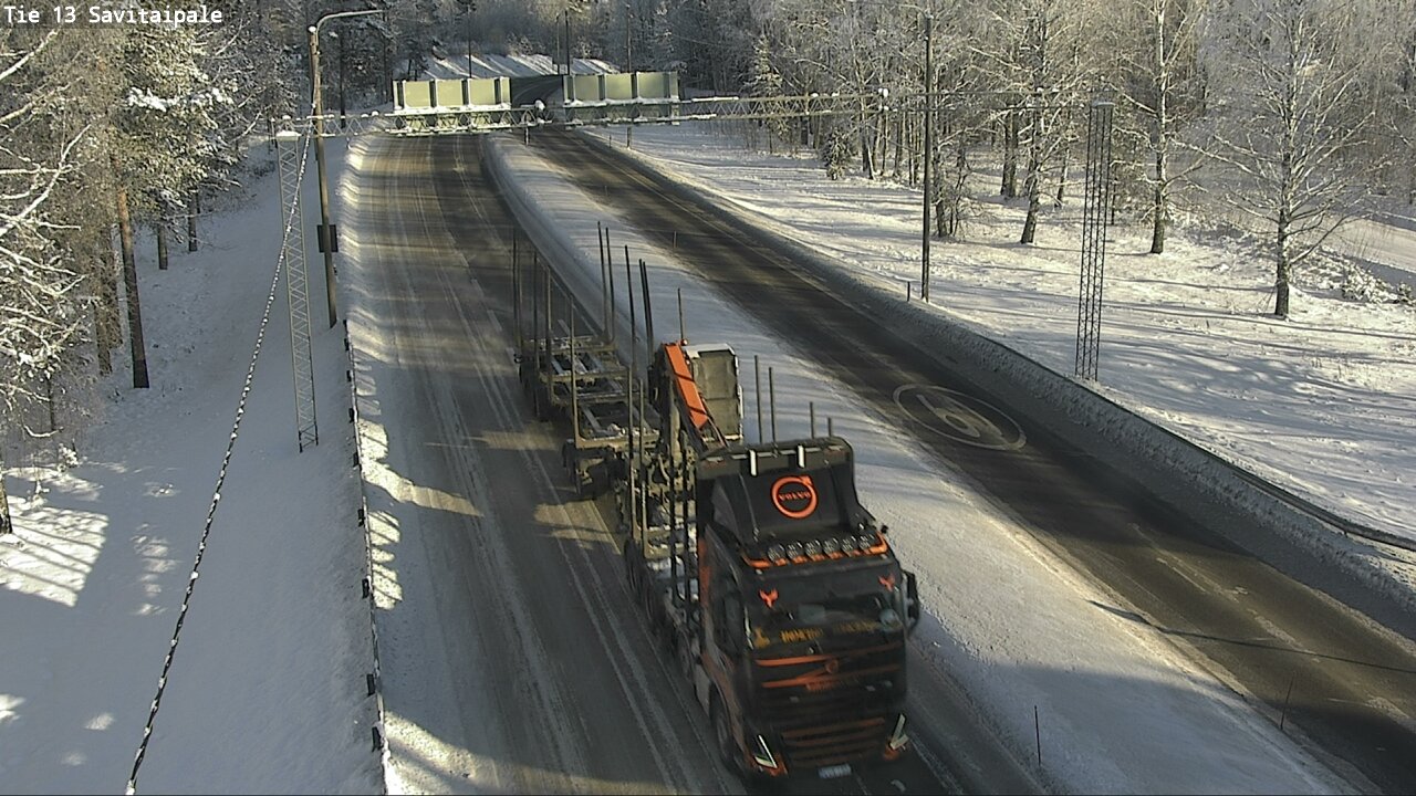 Weather Camera Image Väg 13 Savitaipale, Savitaipale, Etelä-Karjala