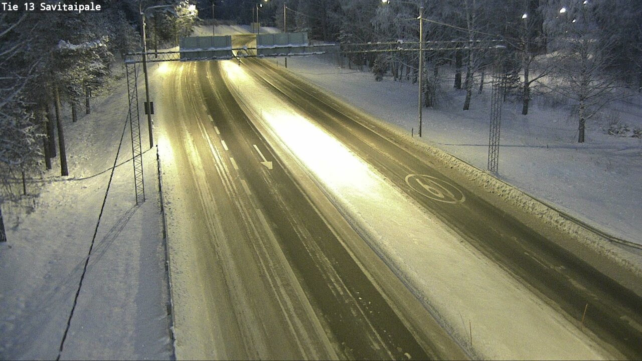 Weather Camera Image Väg 13 Savitaipale, Savitaipale, Etelä-Karjala