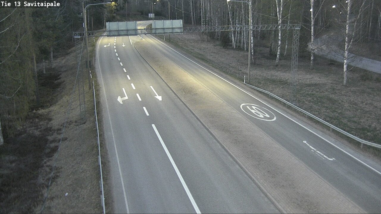 Weather Camera Image Väg 13 Savitaipale, Savitaipale, Etelä-Karjala