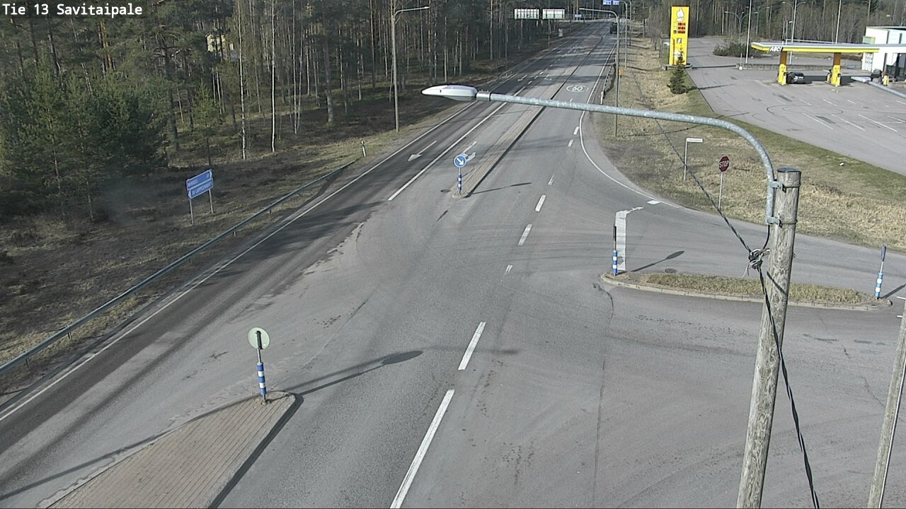 Weather Camera Image Väg 13 Savitaipale, Savitaipale, Etelä-Karjala