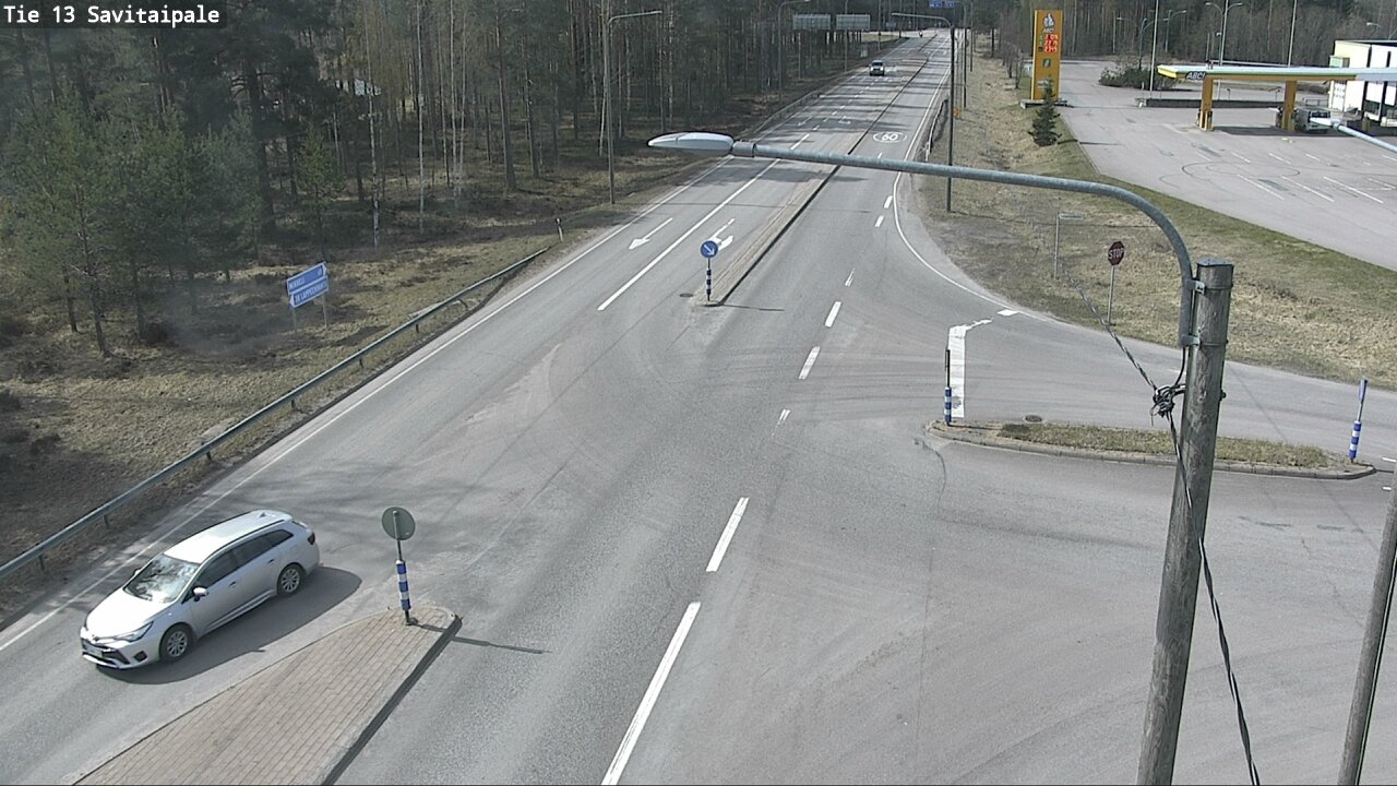 Weather Camera Image Väg 13 Savitaipale, Savitaipale, Etelä-Karjala
