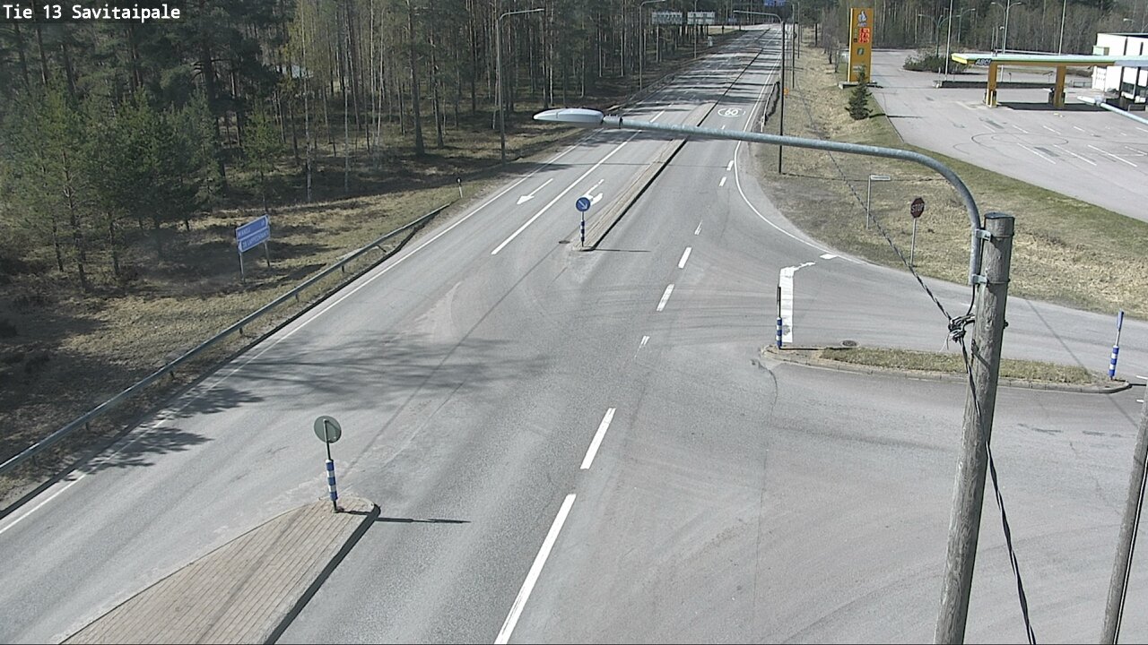 Weather Camera Image Väg 13 Savitaipale, Savitaipale, Etelä-Karjala