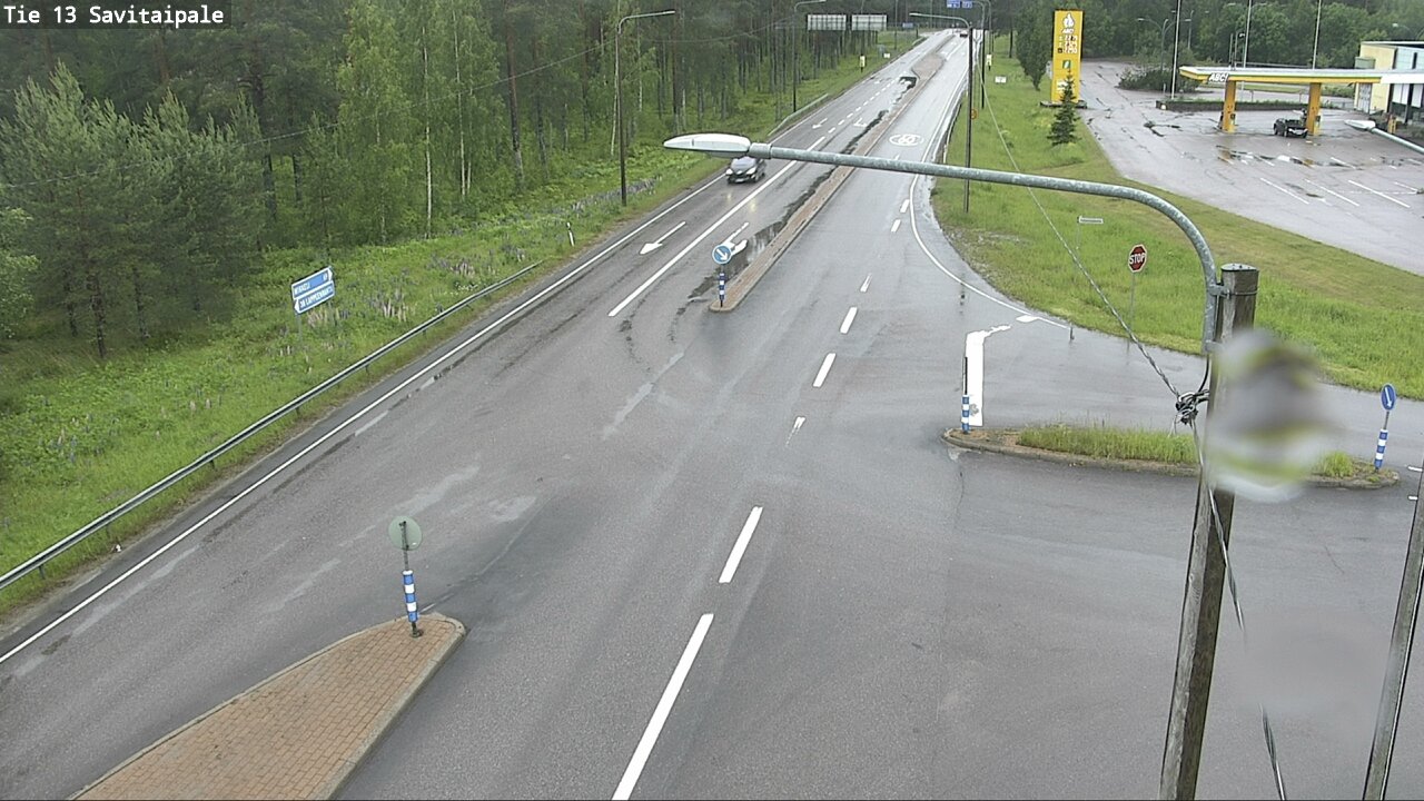 Weather Camera Image Väg 13 Savitaipale, Savitaipale, Etelä-Karjala