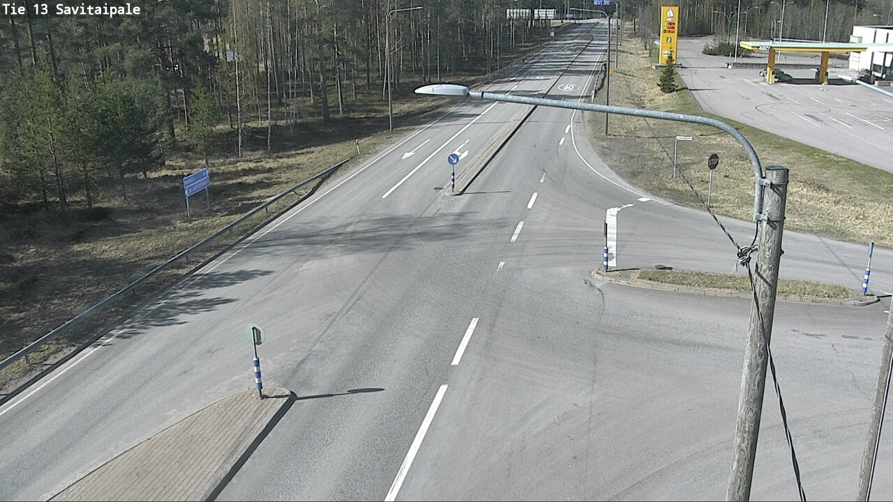 Weather Camera Image Väg 13 Savitaipale, Savitaipale, Etelä-Karjala