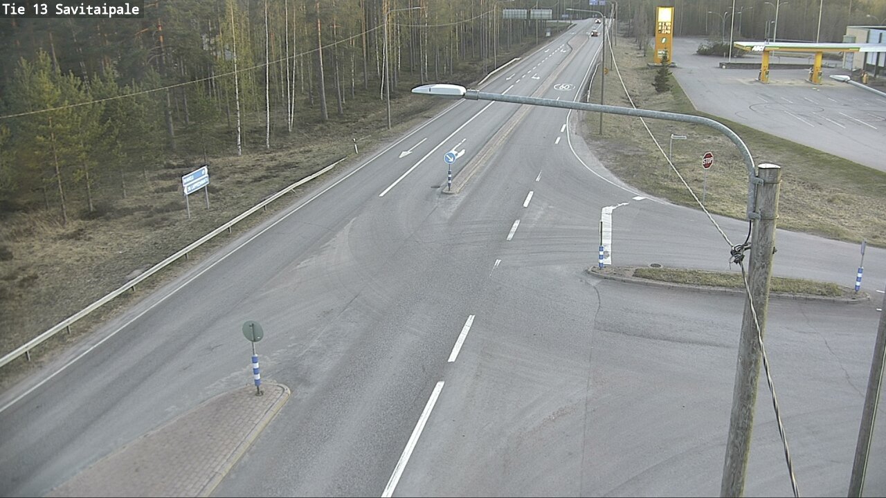 Weather Camera Image Väg 13 Savitaipale, Savitaipale, Etelä-Karjala