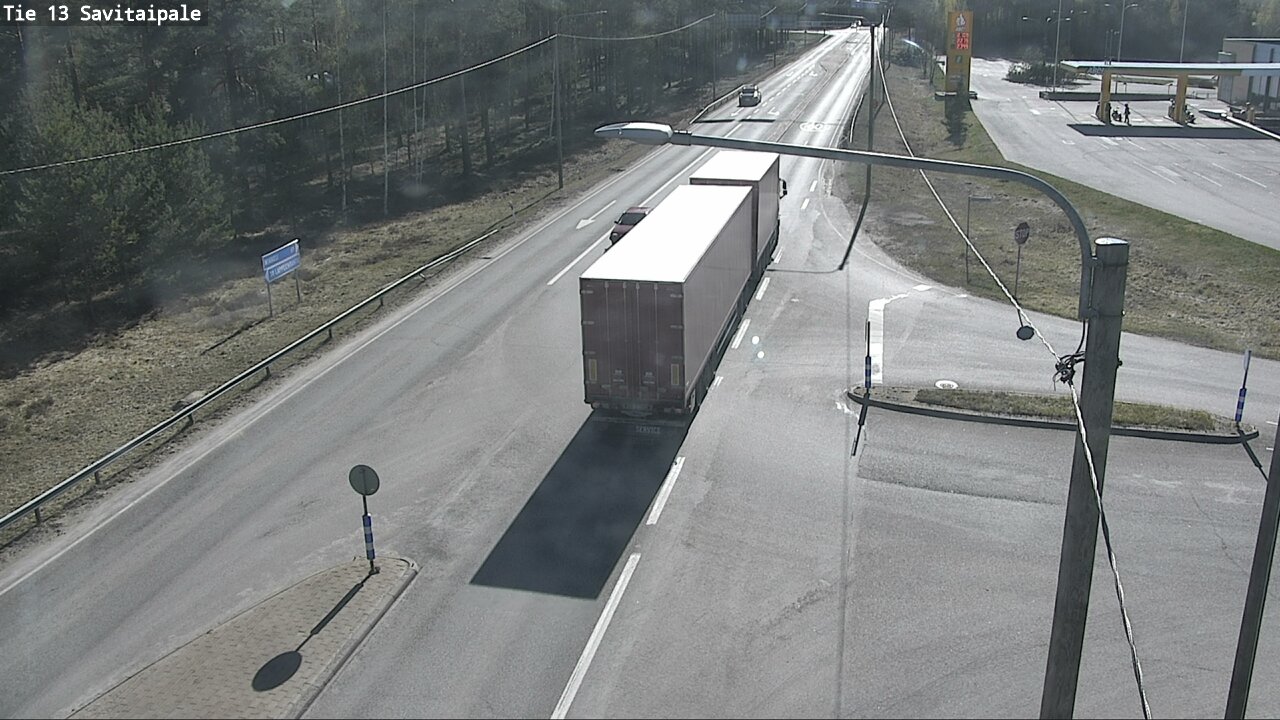 Weather Camera Image Väg 13 Savitaipale, Savitaipale, Etelä-Karjala