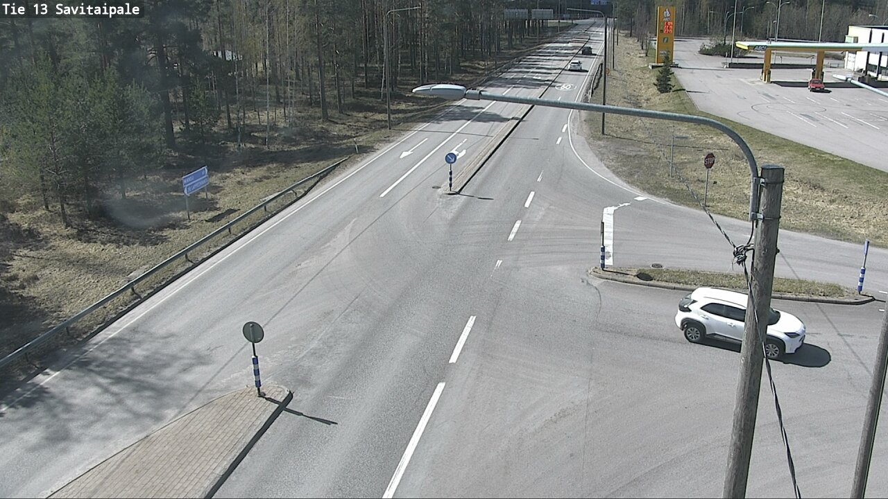Weather Camera Image Väg 13 Savitaipale, Savitaipale, Etelä-Karjala