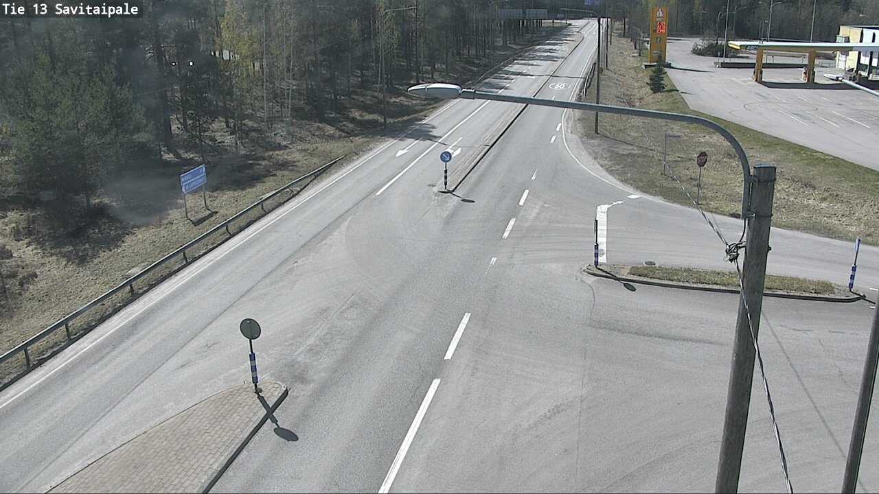 Weather Camera Image Väg 13 Savitaipale, Savitaipale, Etelä-Karjala