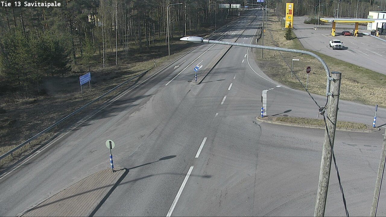 Weather Camera Image Väg 13 Savitaipale, Savitaipale, Etelä-Karjala