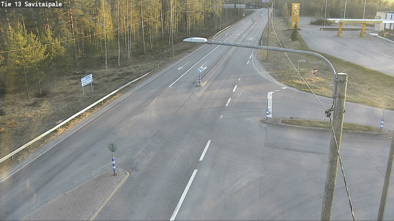 Weather Camera Image Väg 13 Savitaipale, Savitaipale, Etelä-Karjala