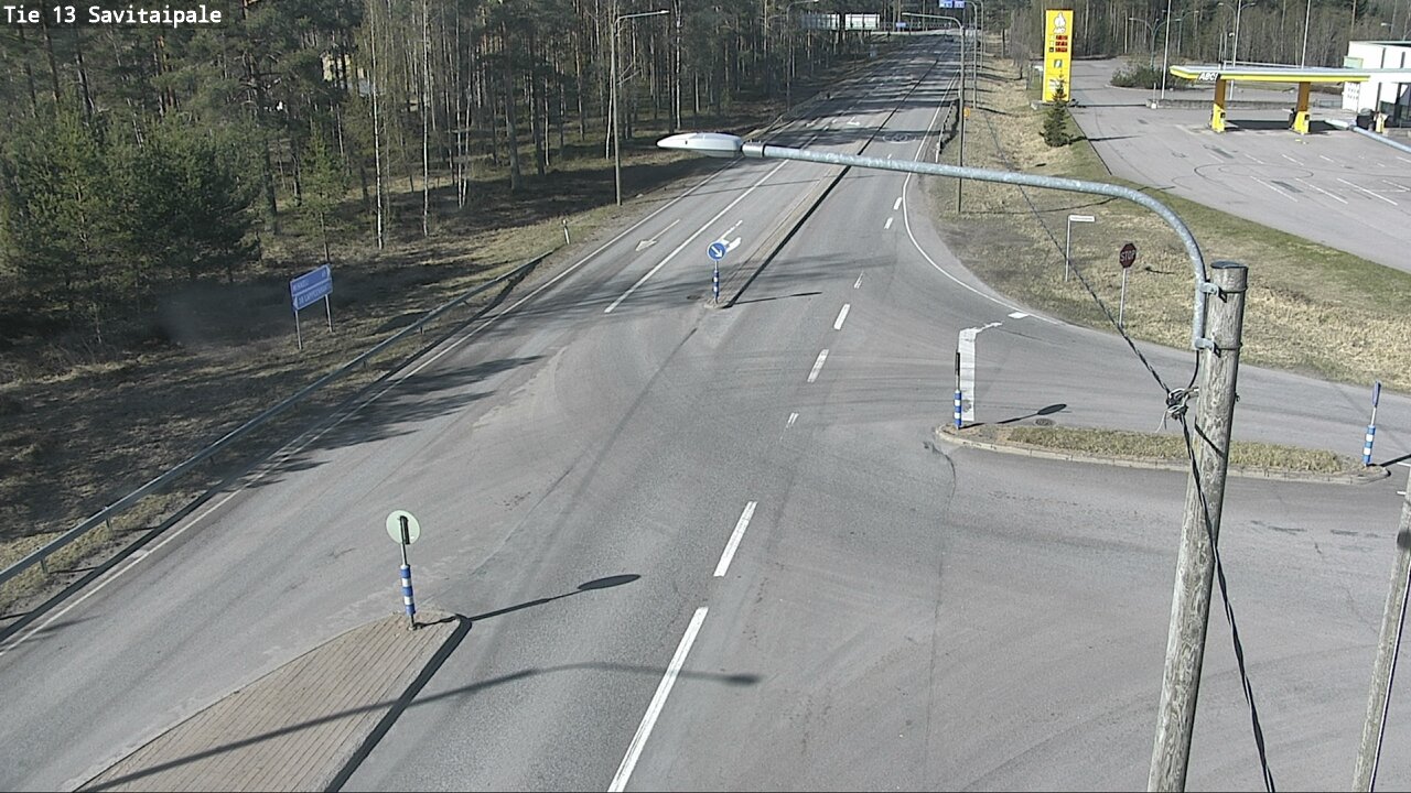 Weather Camera Image Väg 13 Savitaipale, Savitaipale, Etelä-Karjala
