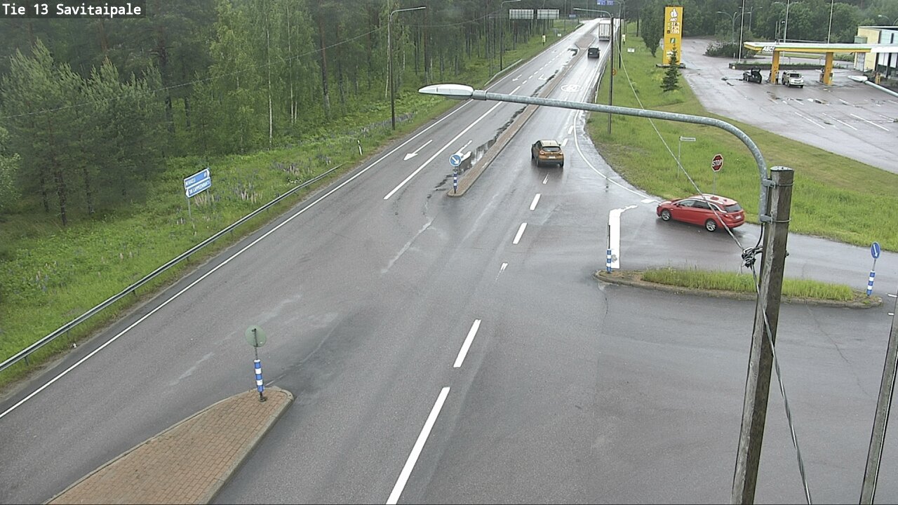 Weather Camera Image Väg 13 Savitaipale, Savitaipale, Etelä-Karjala
